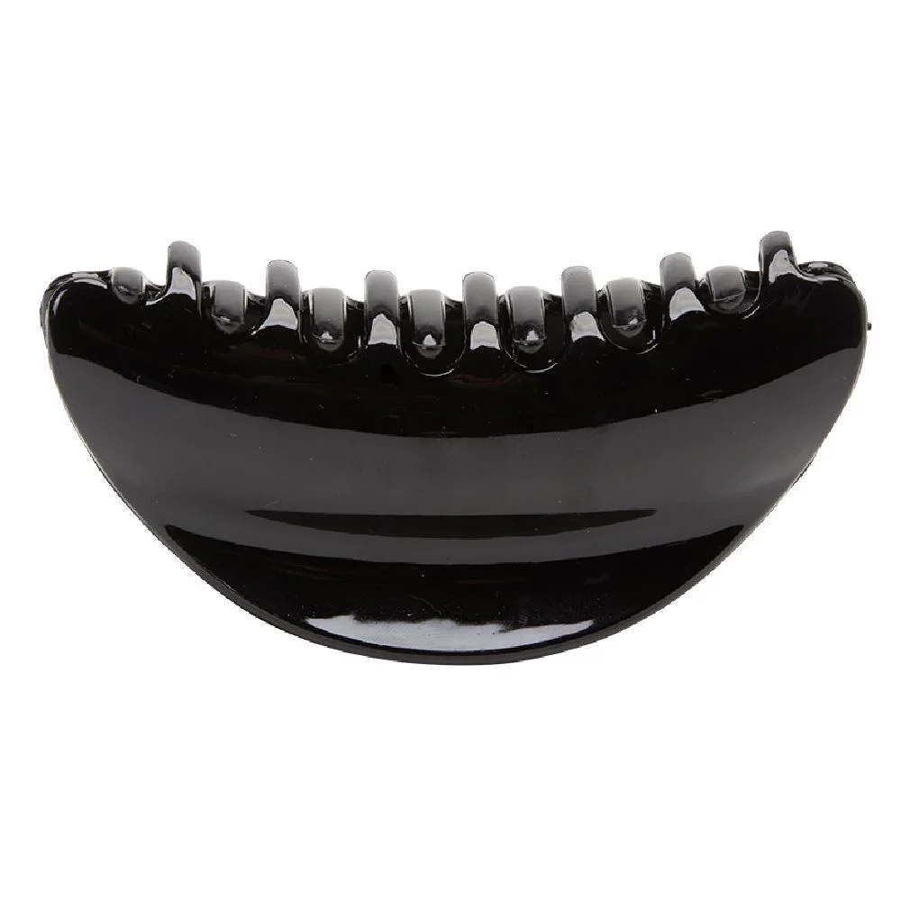 Pince crocodile noir brillant L.11 cm