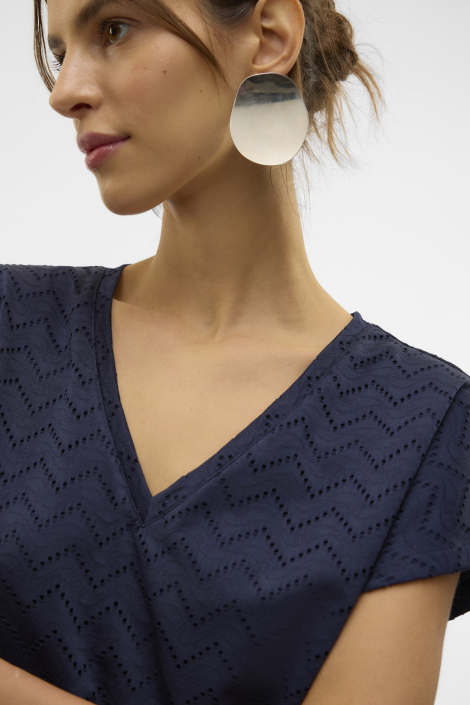 Vero Moda blauwe dames t-shirt