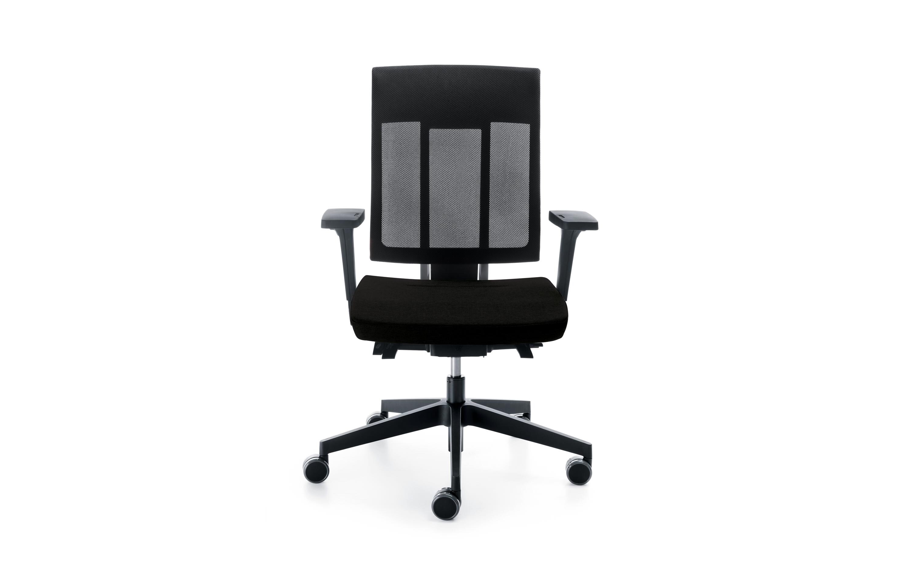 Bürostuhl Xenon Net 100S mit Netzrücken Schwarz<br>Drehstuhl mit exzellentem Design und hochwertiger Verarbeitung