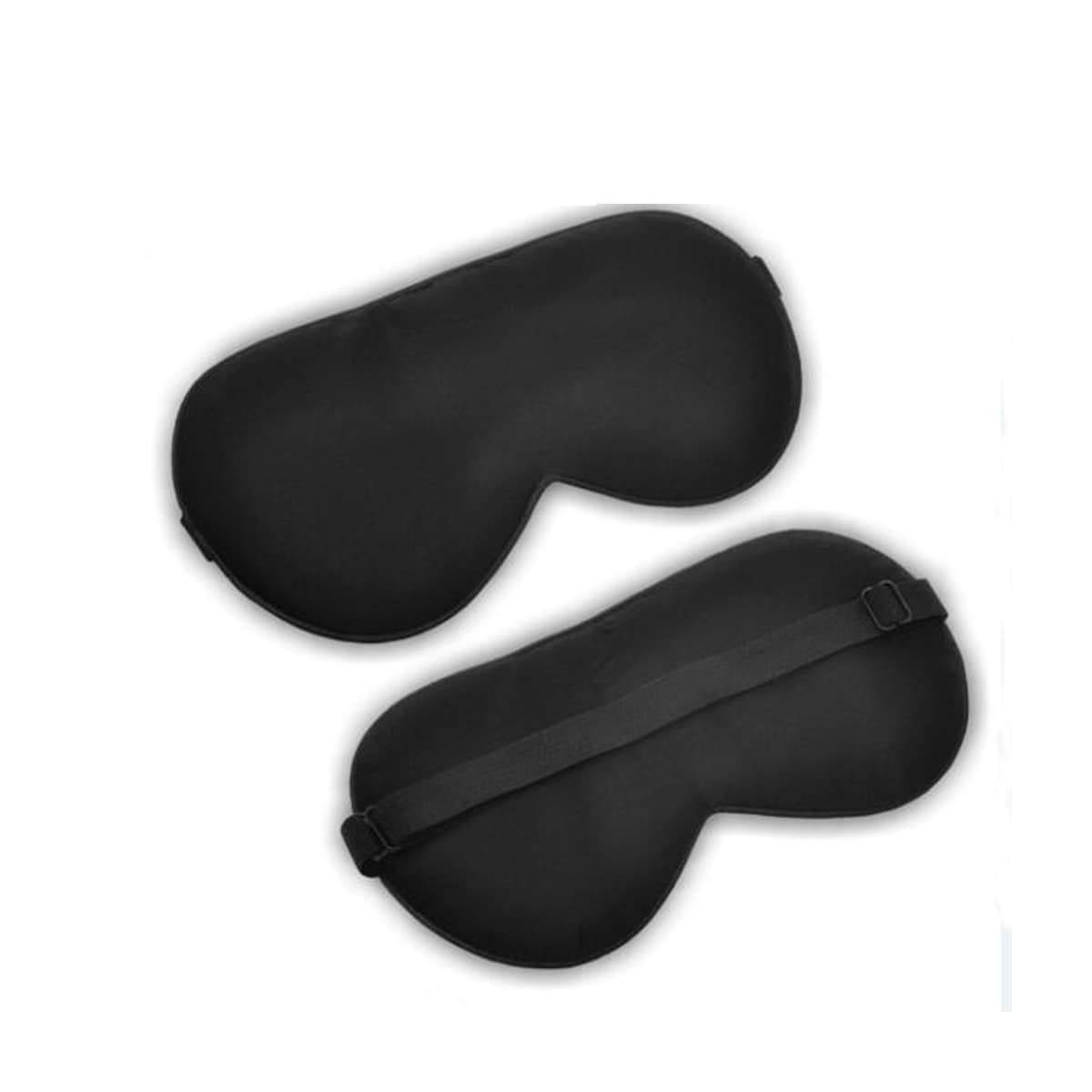 Sovemaske 100% silke Svart
