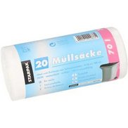 Sac poubelle HDPE, 70 litres, transparent