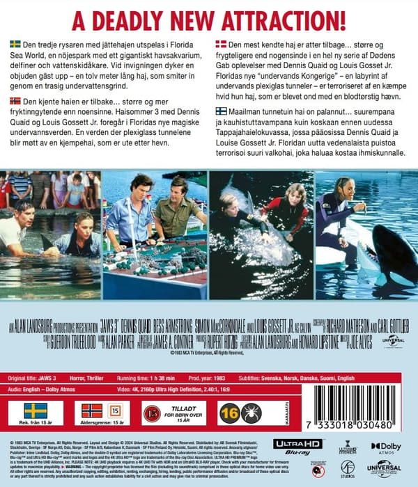 Jaws 3 (4K Ultra HD)