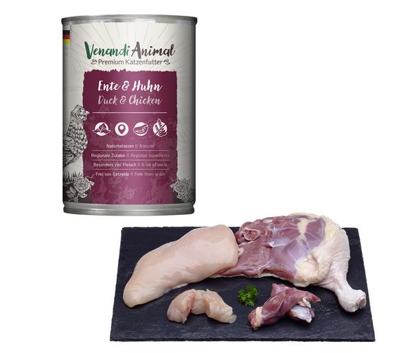 Venandi Animal Nassfutter für Katzen Adult,