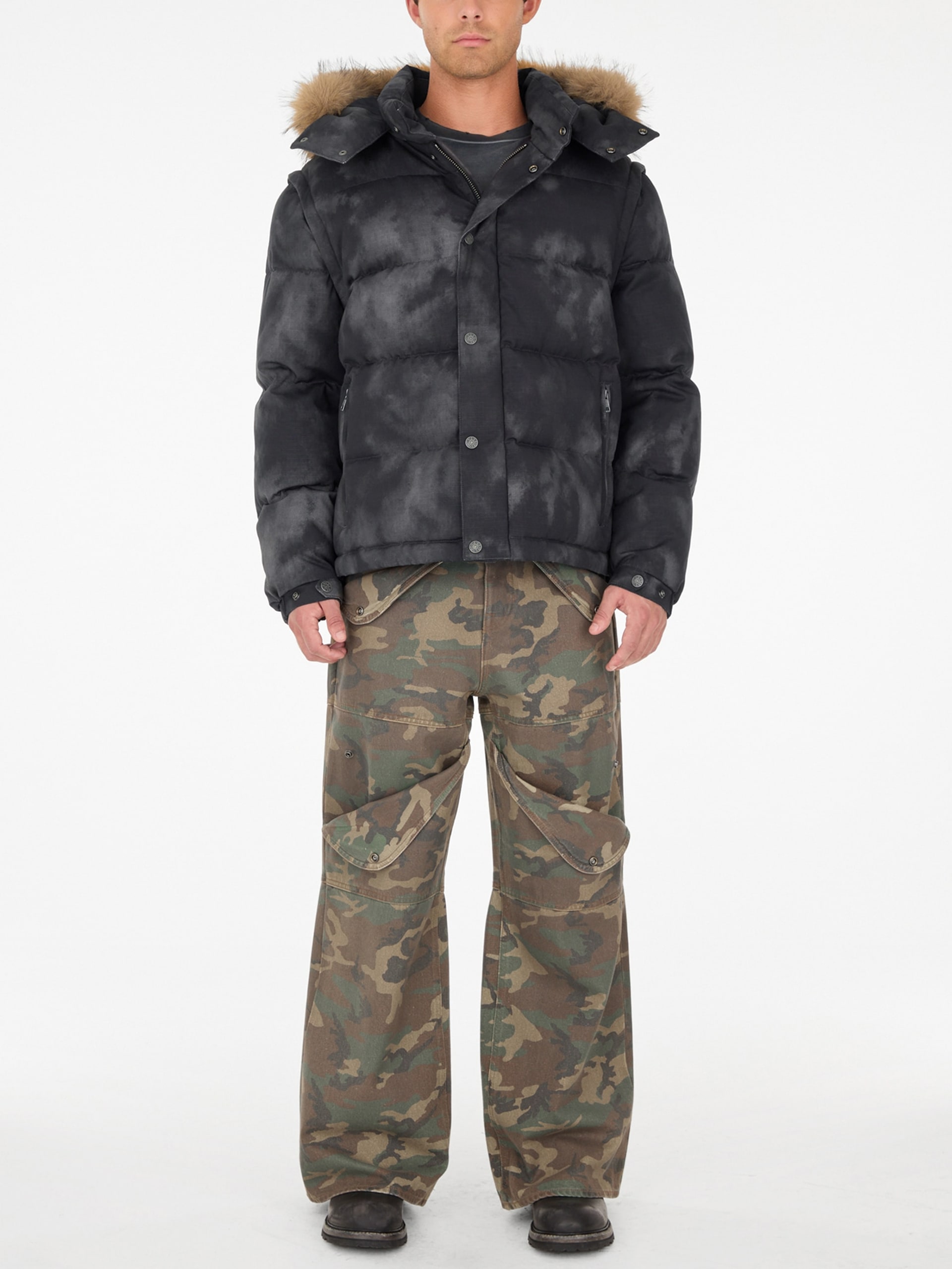 Jaqueta puffer ripstop