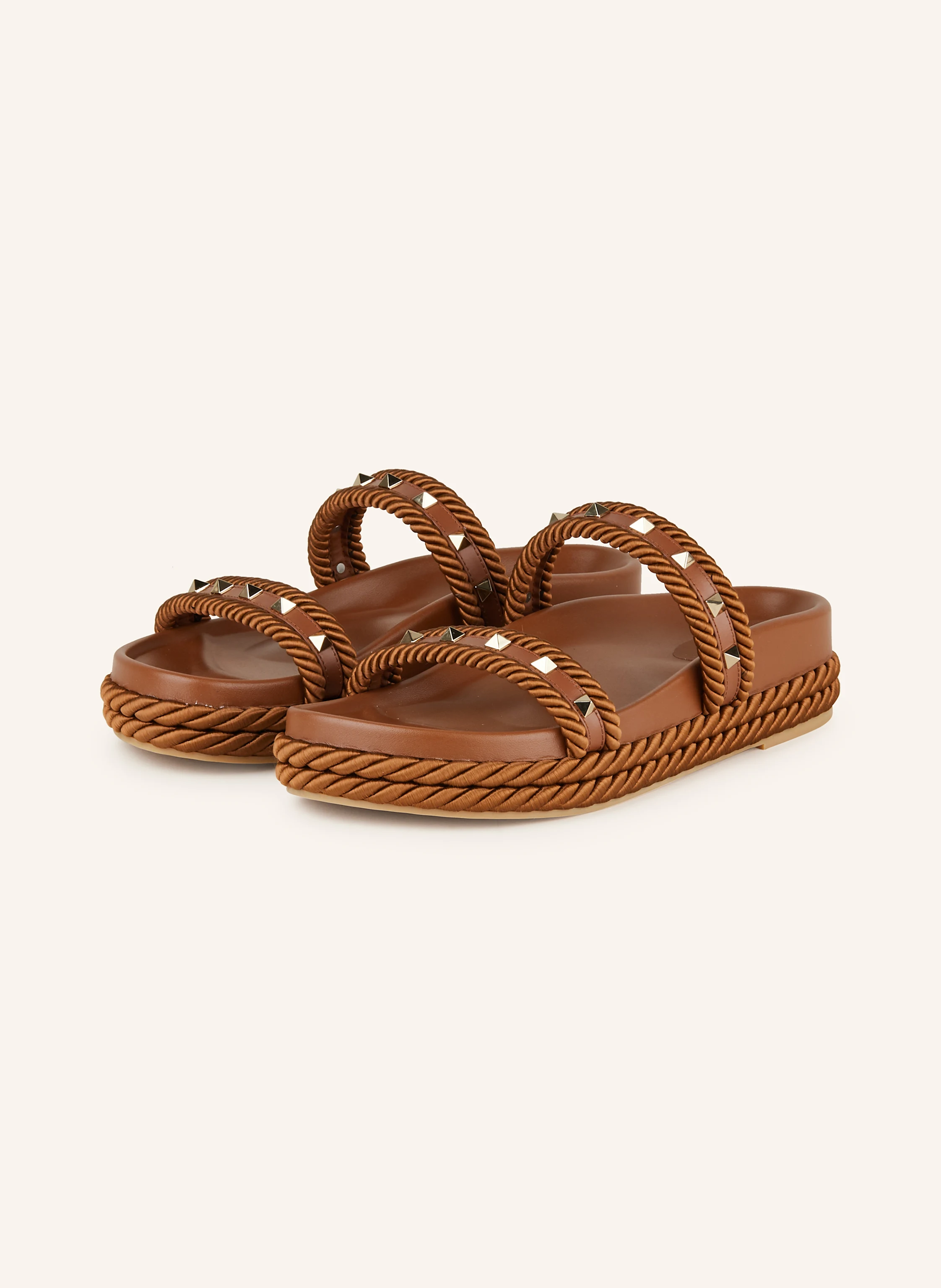 VALENTINO GARAVANI Plateau-Pantoletten ROCKSTUD