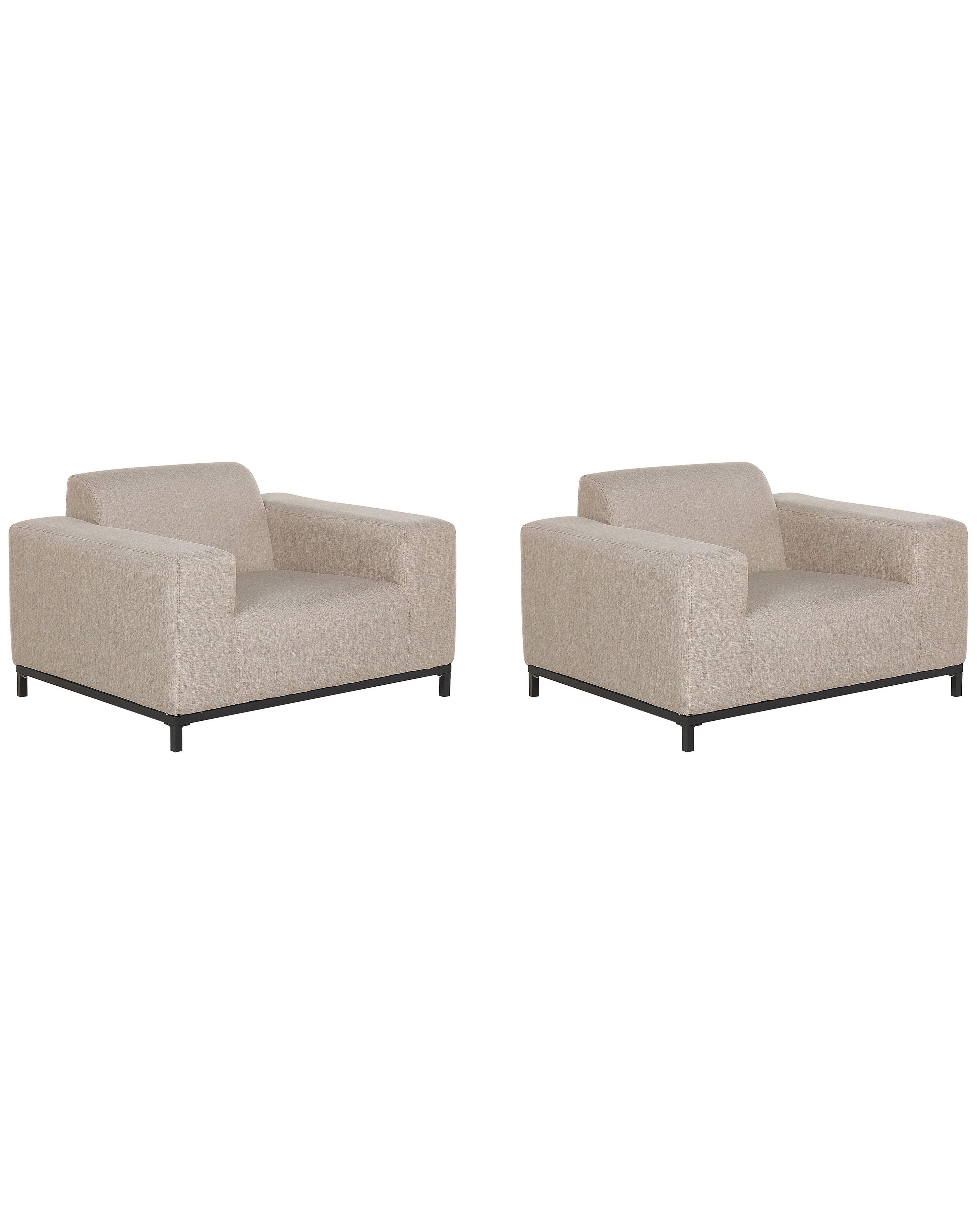 Fauteuil ROVIGO Stof Beige