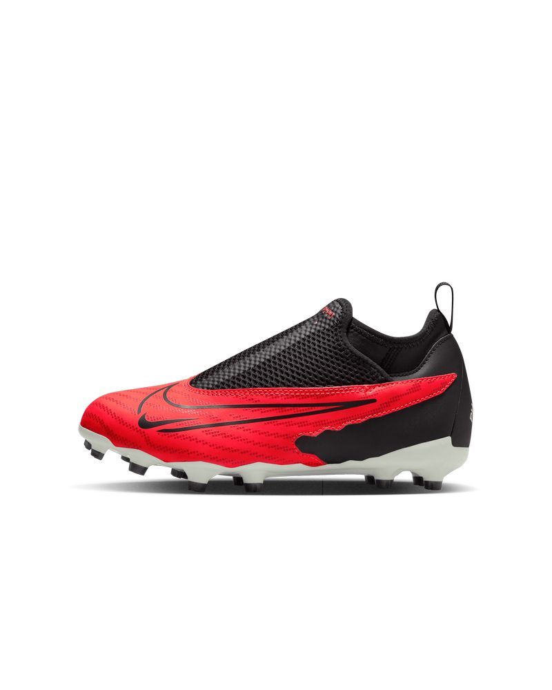 Chaussures de football Nike Phantom GX Academy MG Rouge & Noir pour enfant