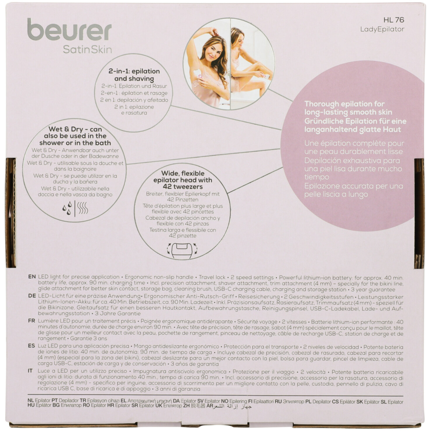 Beurer Epilierer HL76
