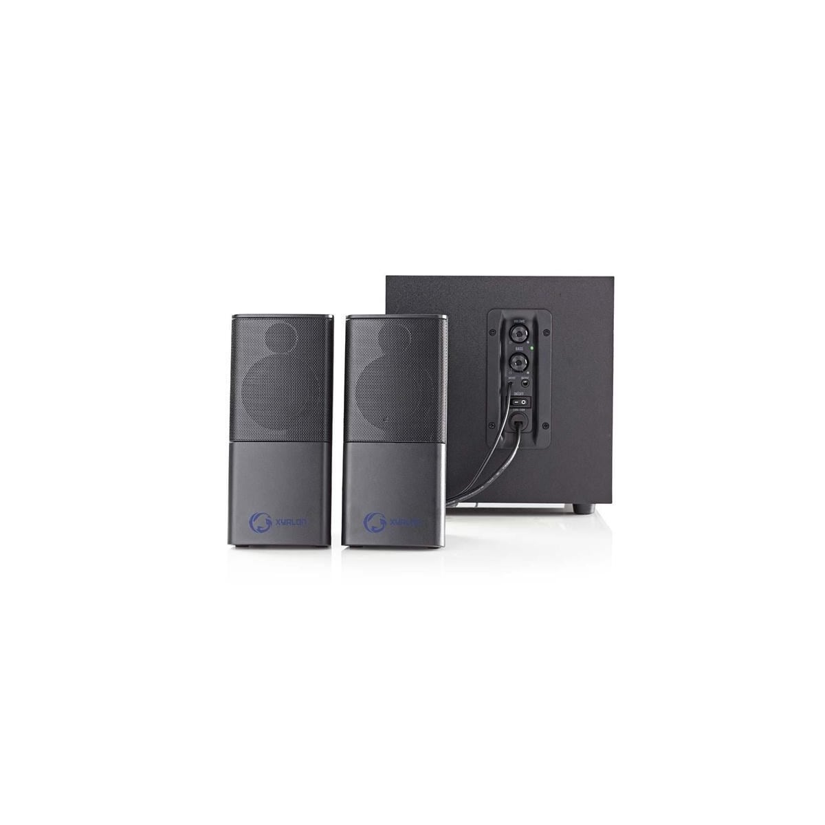 Nedis Gaming Speaker | Høyttalerkanaler: 2.1 | USB-Strøm | 3.5 mm Han | 30 W | Uten Lighting | Volumkontroll