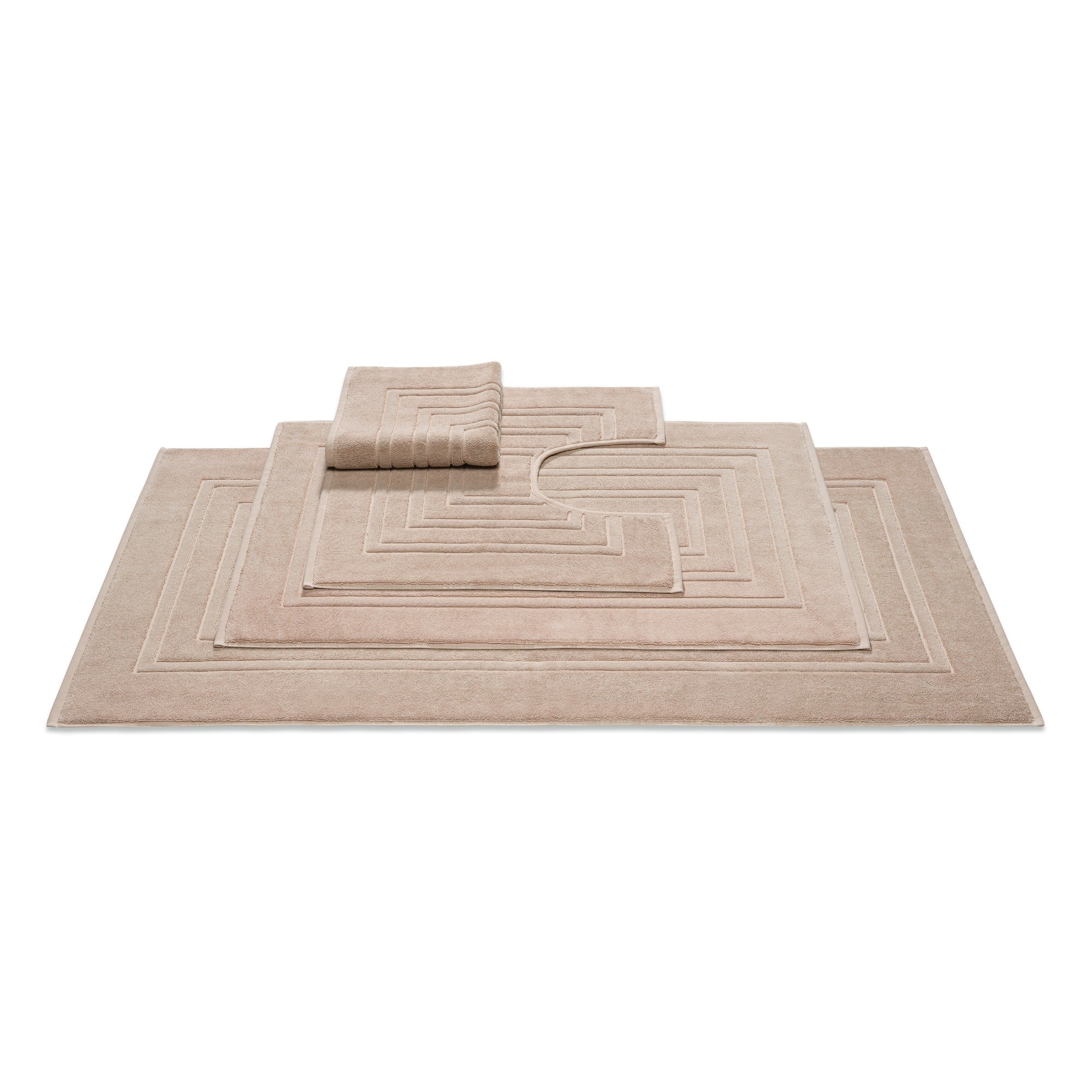 Houston Badmat Almond | 60 x 100 cm | Beige | Katoen