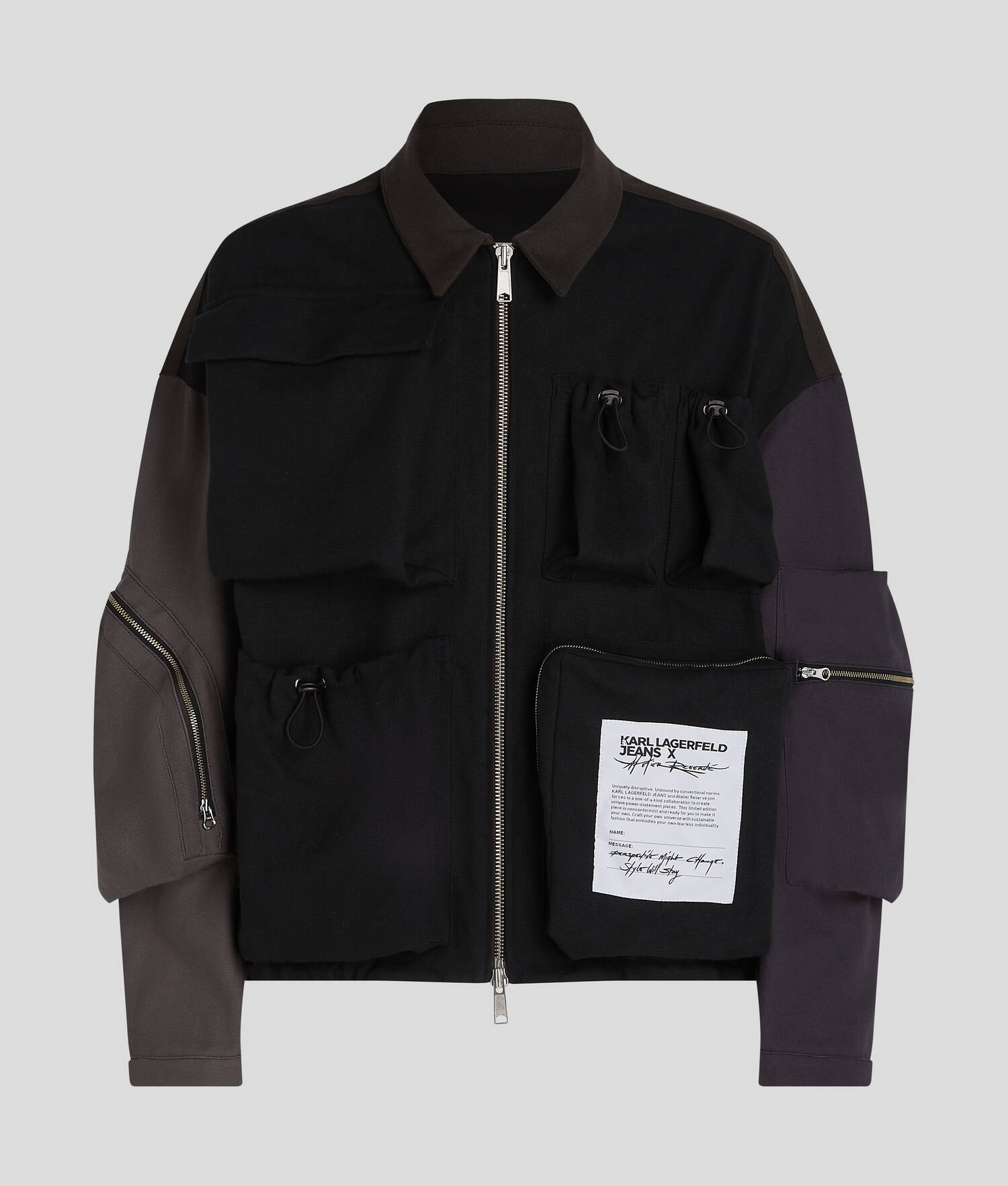 VESTE STYLE UTILITAIRE KLJ X ATELIER RESERVÉ - Noir