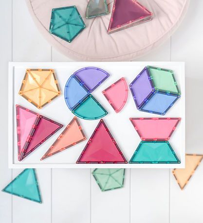 Connetix Magnets?t - 48 Dele - Pastel Shape Expansion Pack