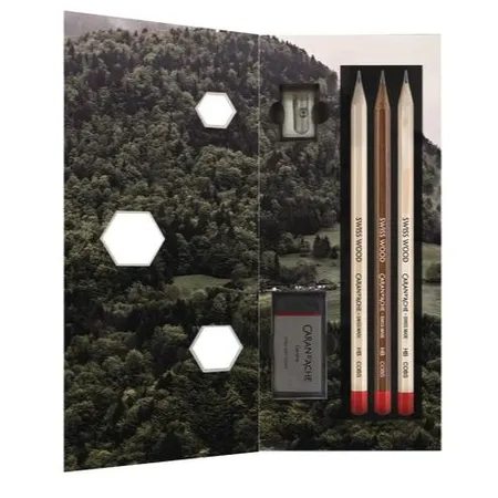 Caran d'Ache Swisswood Bleistift Set