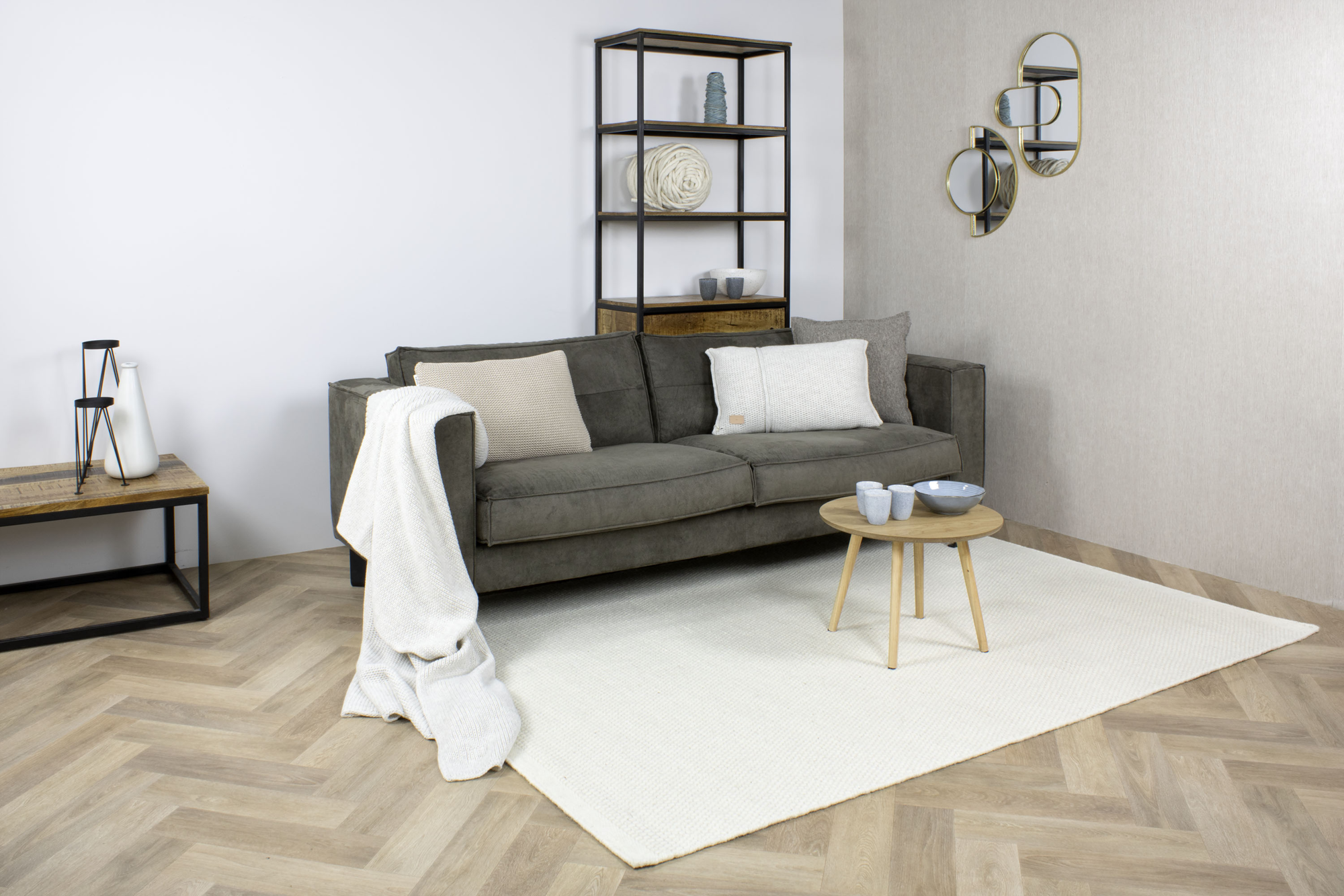 Vloerkleed Teppe white 140x200 cm