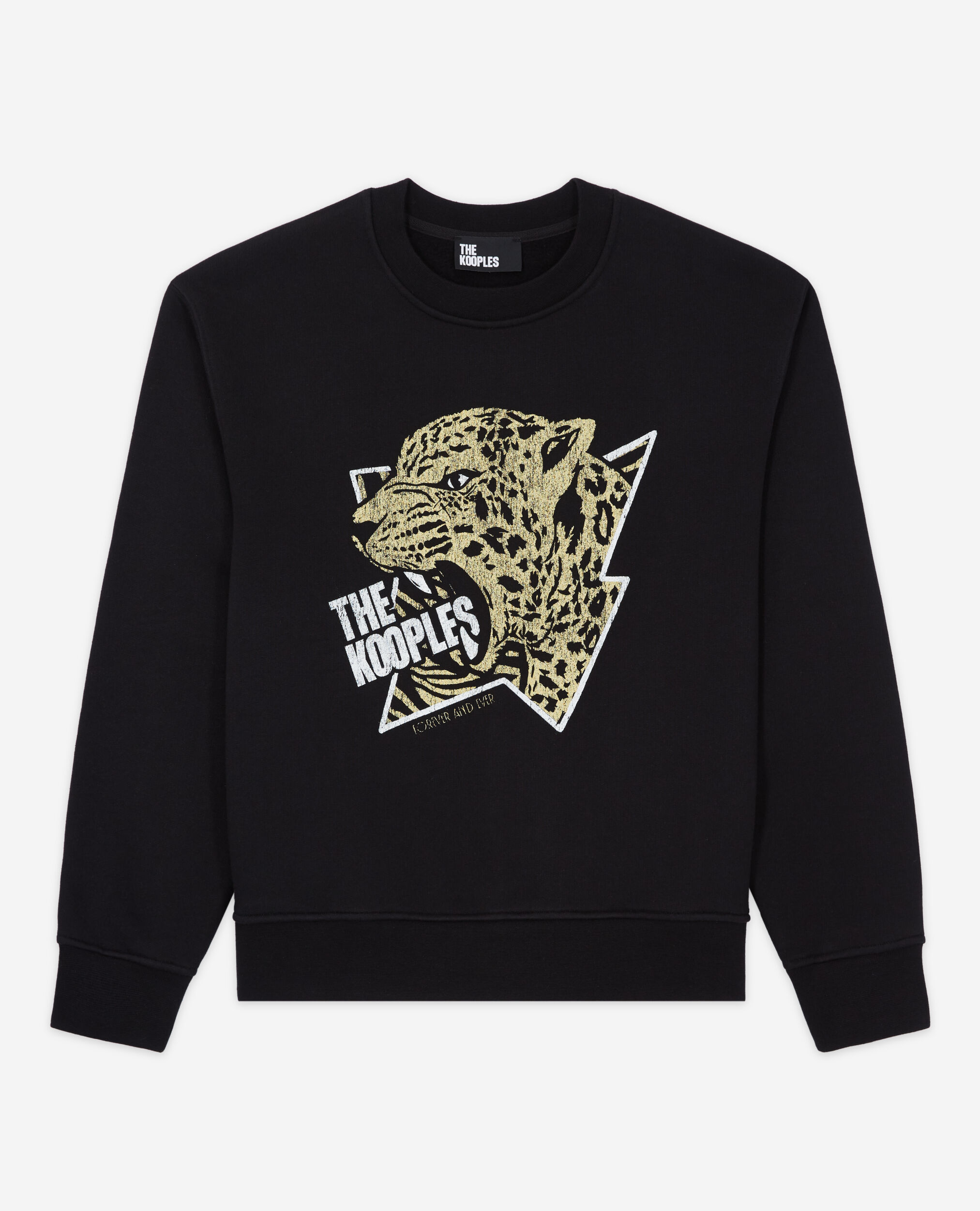 Sweatshirt sérigraphié noir