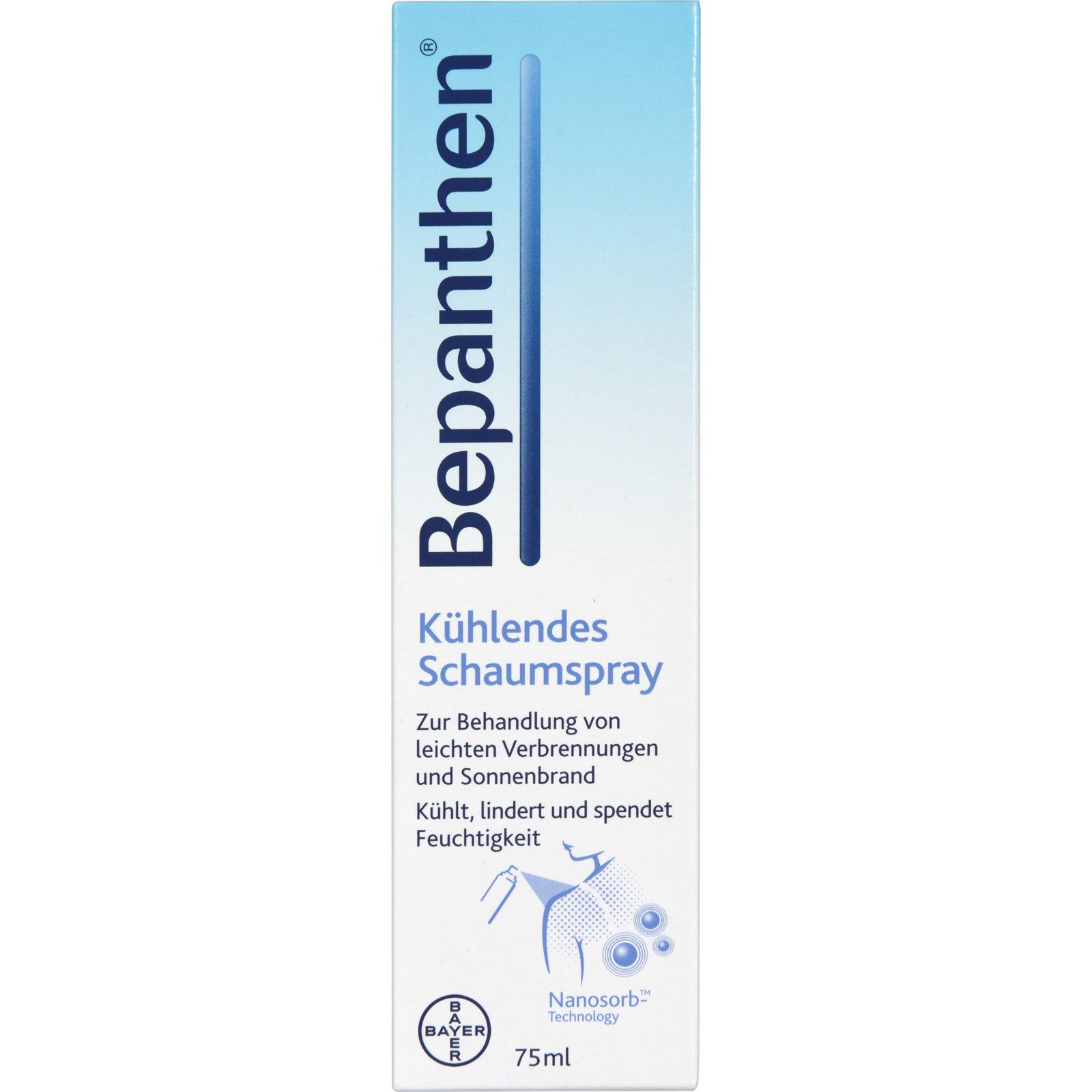 Bepanthen Schaumspray Aeros 5 % Fl 75 ml