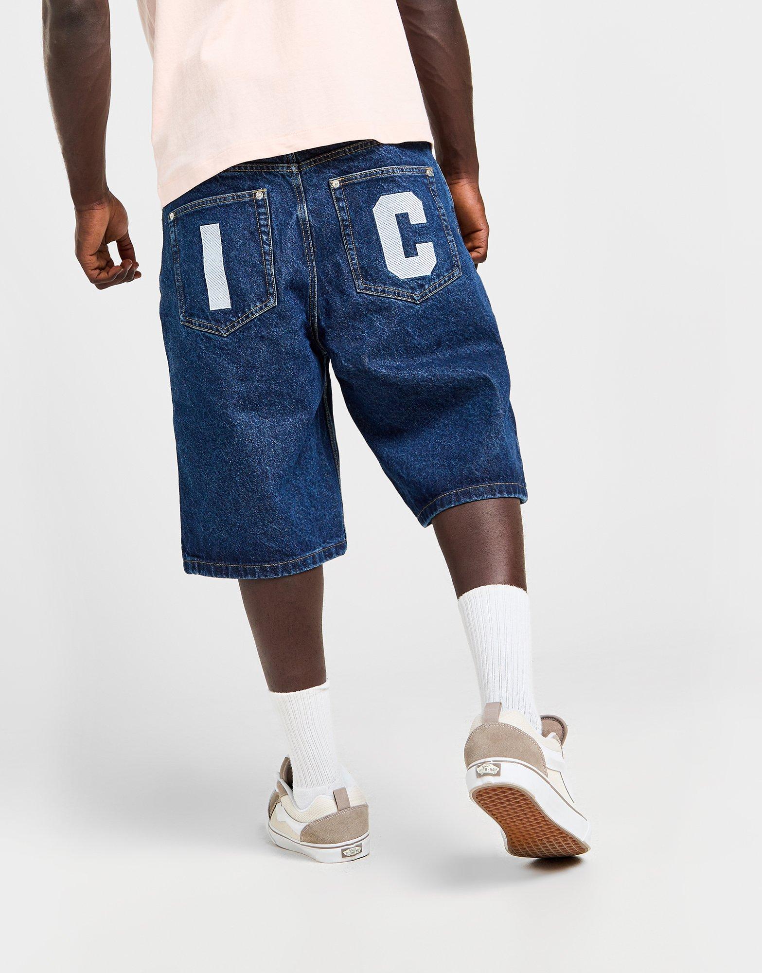 ICECREAM Short Denim Running Dog Homme