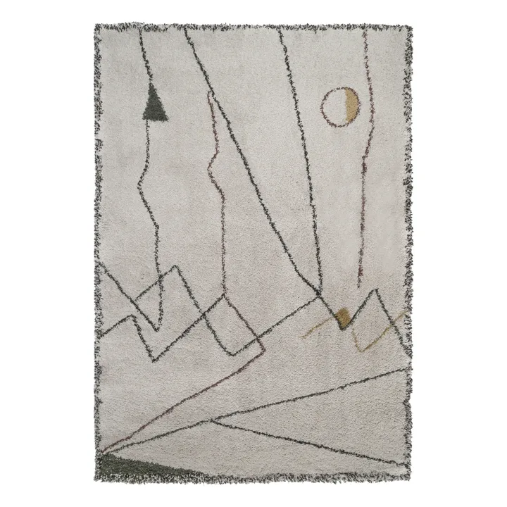 Edito Tapis tissé Myrro | Jaune