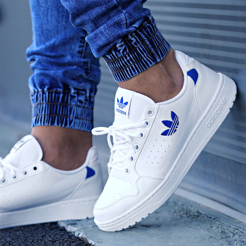 Baskets NY 90 FZ2247 Footwear White Royal Blue
