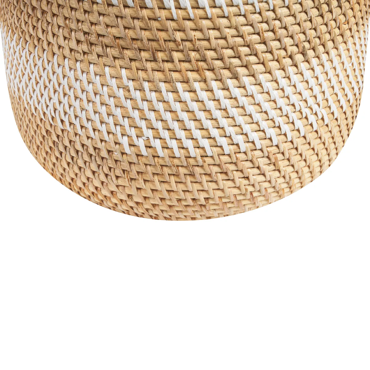 Beliani Vase Décoratif RENUN Rotin 36cm