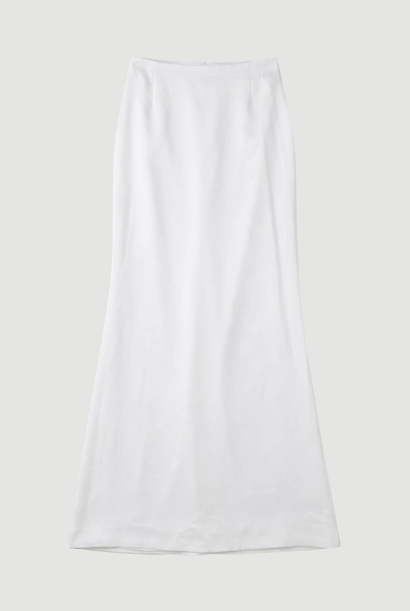 KarenMillen Jupe Midi Ajustée En Viscose Satinée À Ourlet Asymétrique