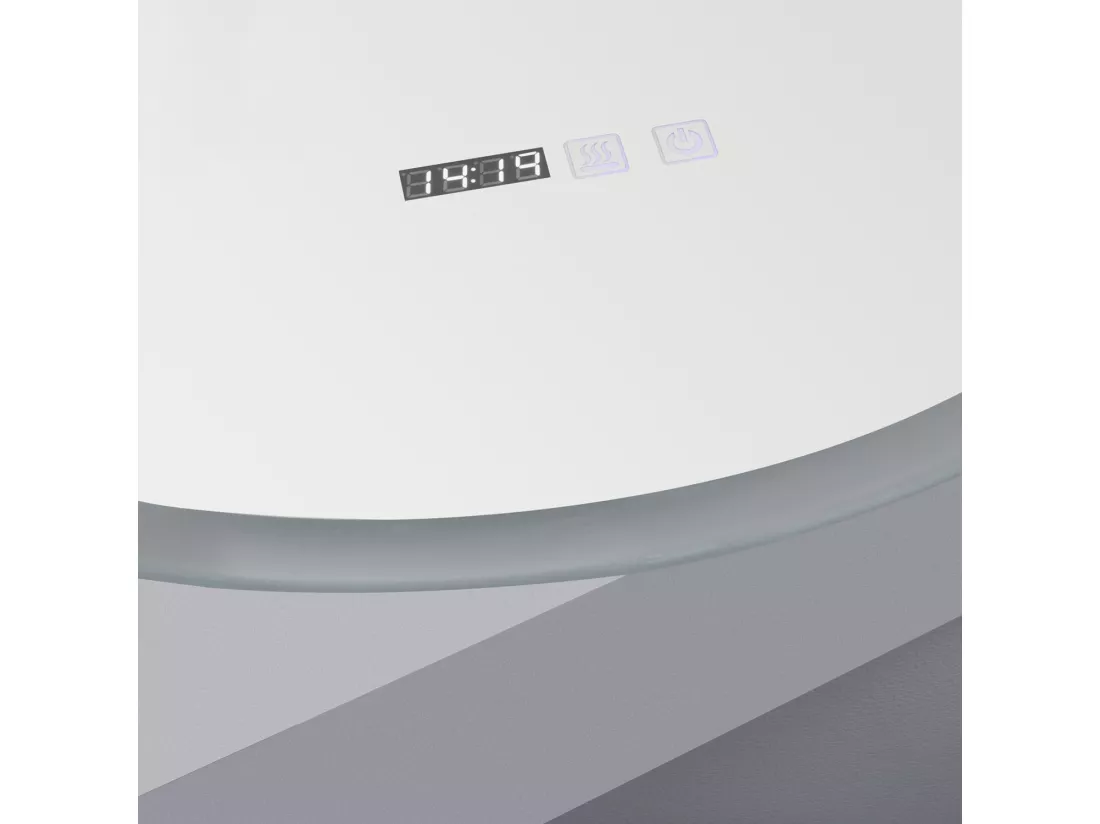 Miroir Salle de Bain avec Éclairage LED Anti-buée Palolem Ø60cm Sélectionnable (chaud-neutre-froid)