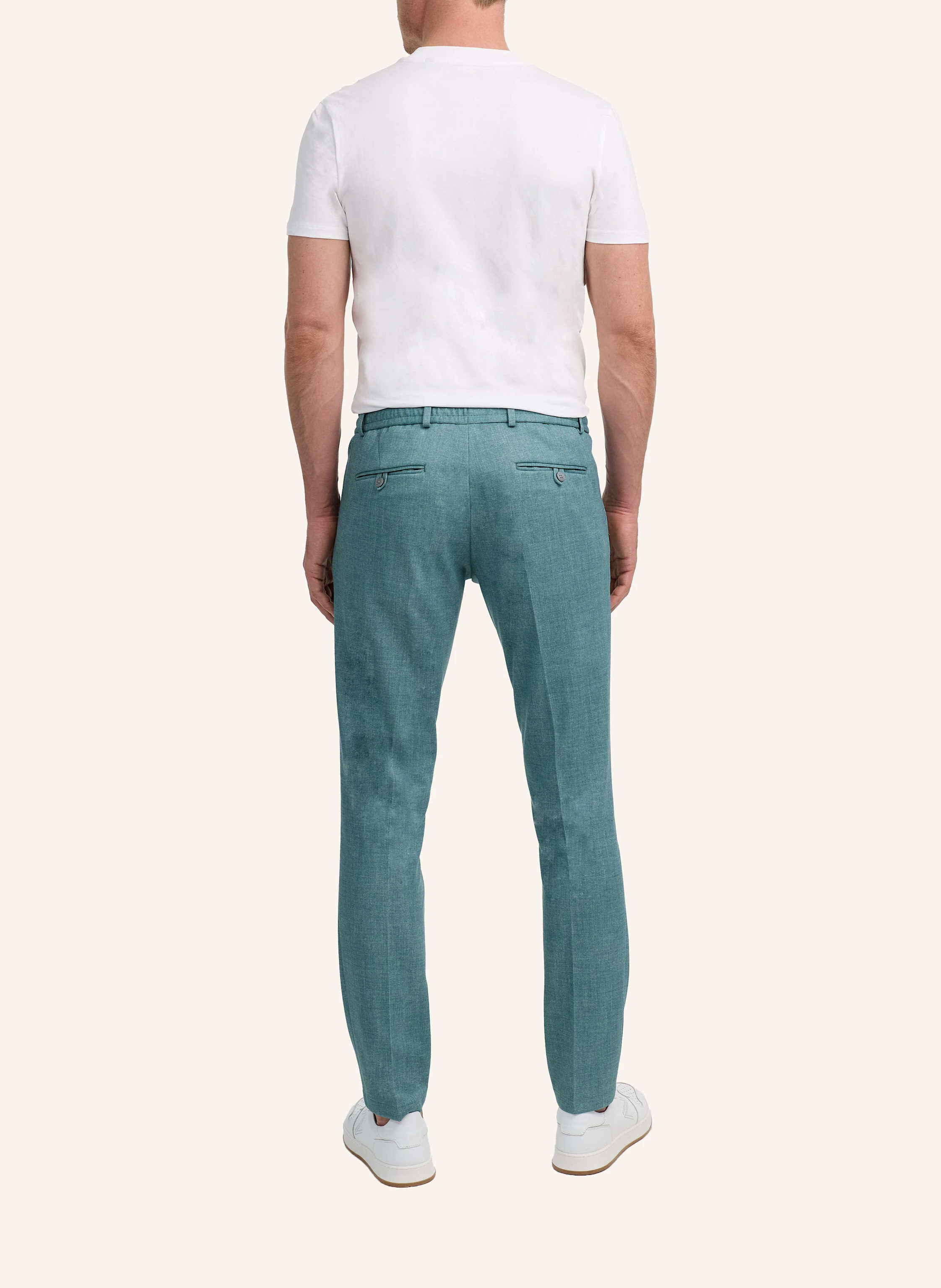 ZUITABLE Anzughose DISPARTAFLEX Slim Fit aus Jersey