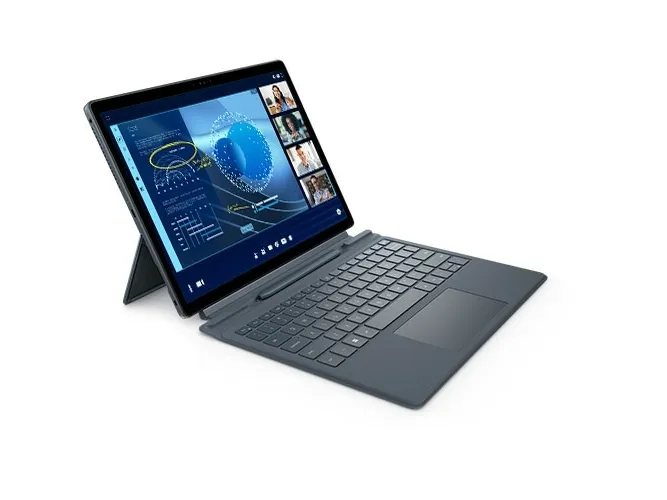 Dell Latitude 7350 Detachable - Tablet - med aftageligt tastatur - Intel Core Ultra 5 - 134U / op til 4.4 GHz - vPro - Win 11 Pro - Intel Graphics - 16 GB RAM - 512 GB SSD NVMe, TLC, Class 35 - 13
