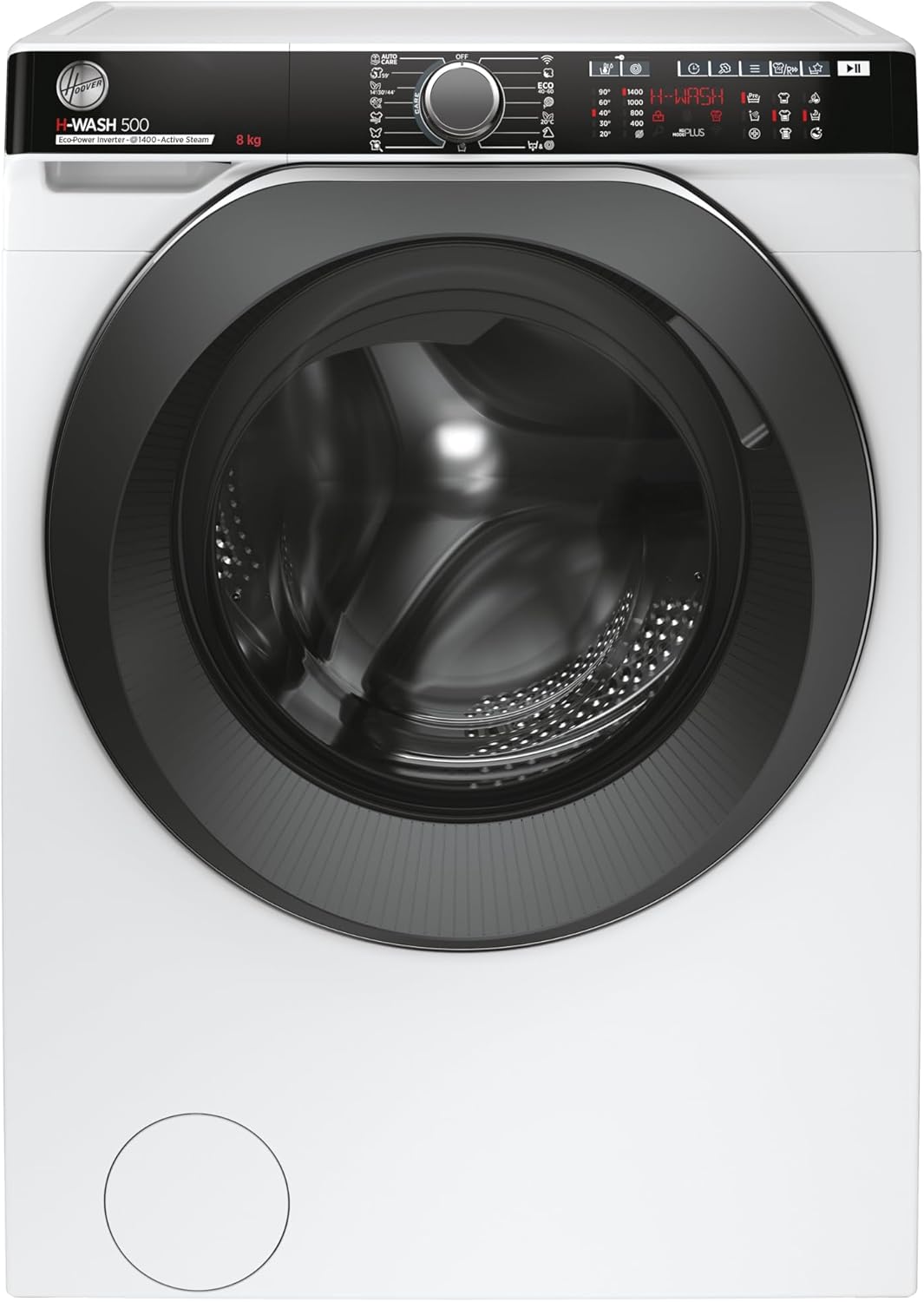 Hoover H-WASH 500 HWP 48AMBC/1-S Waschmaschine / 8 kg/Klasse A/Eco-Power Inverter Motor/Power Care System/ActiveSteam Dampf-Funktion/Wi-Fi