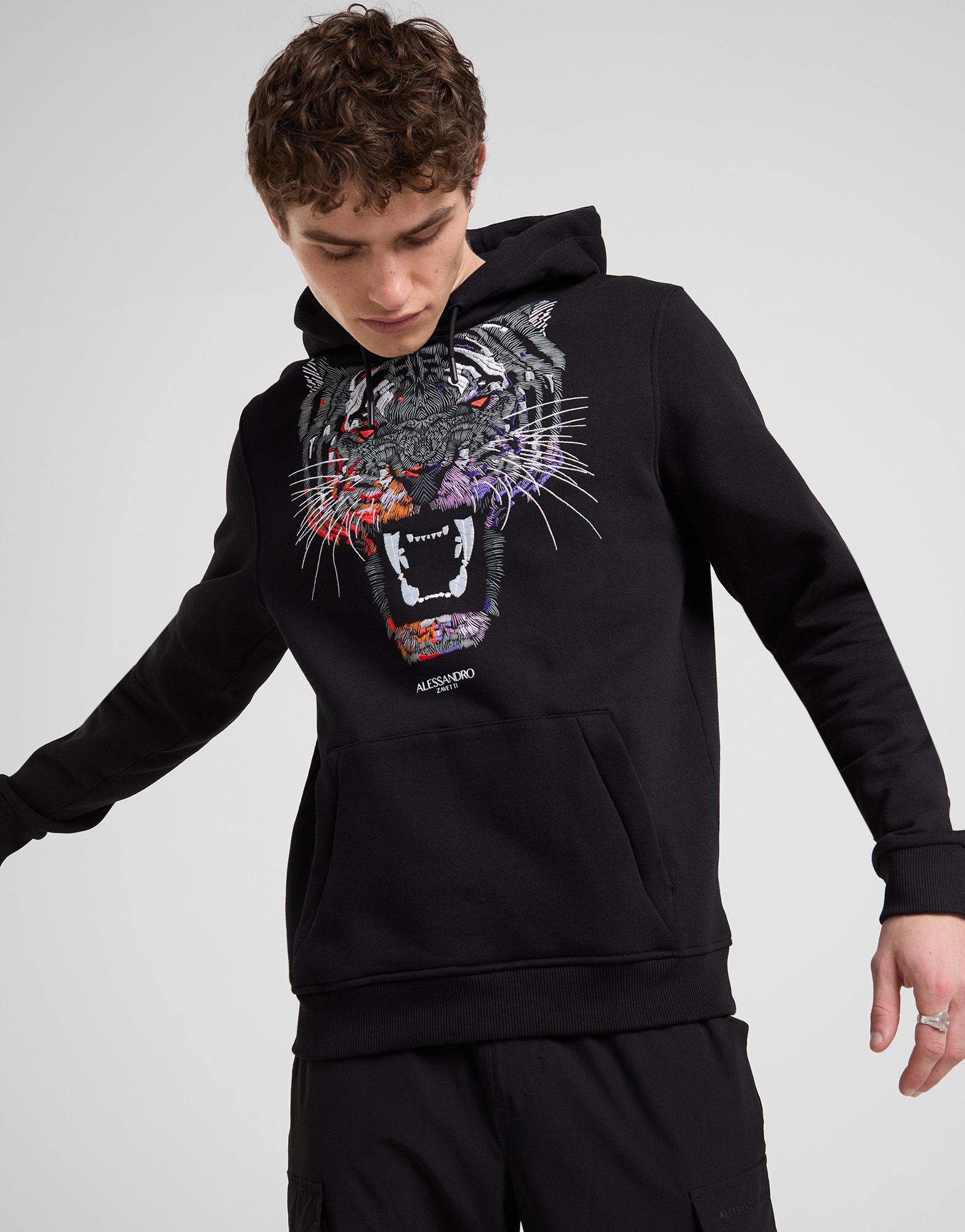 Alessandro Zavetti Sweat à Capuche Growler Homme