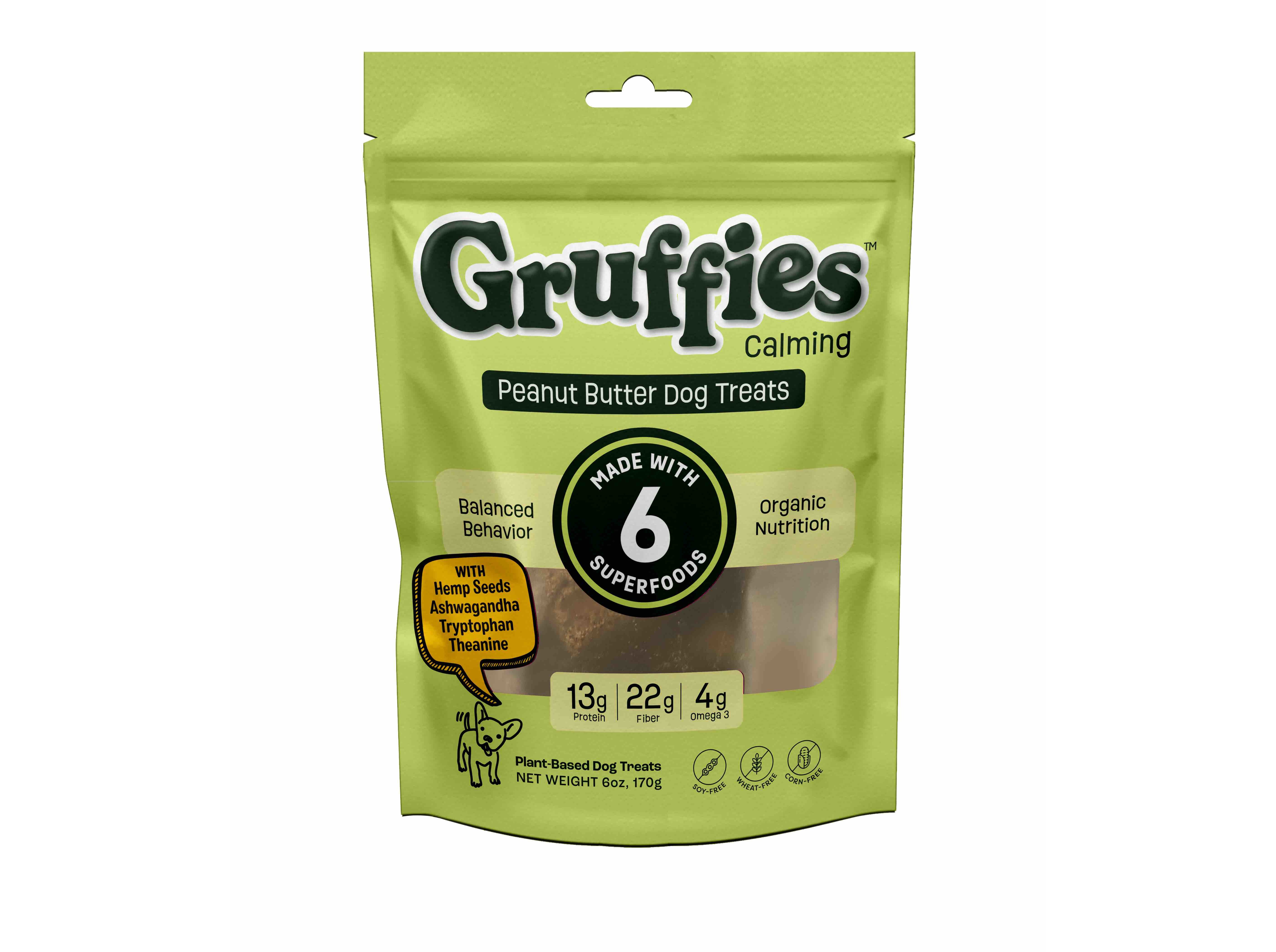 SNACK CÃO GRUFFIES RELAXANTE 170G