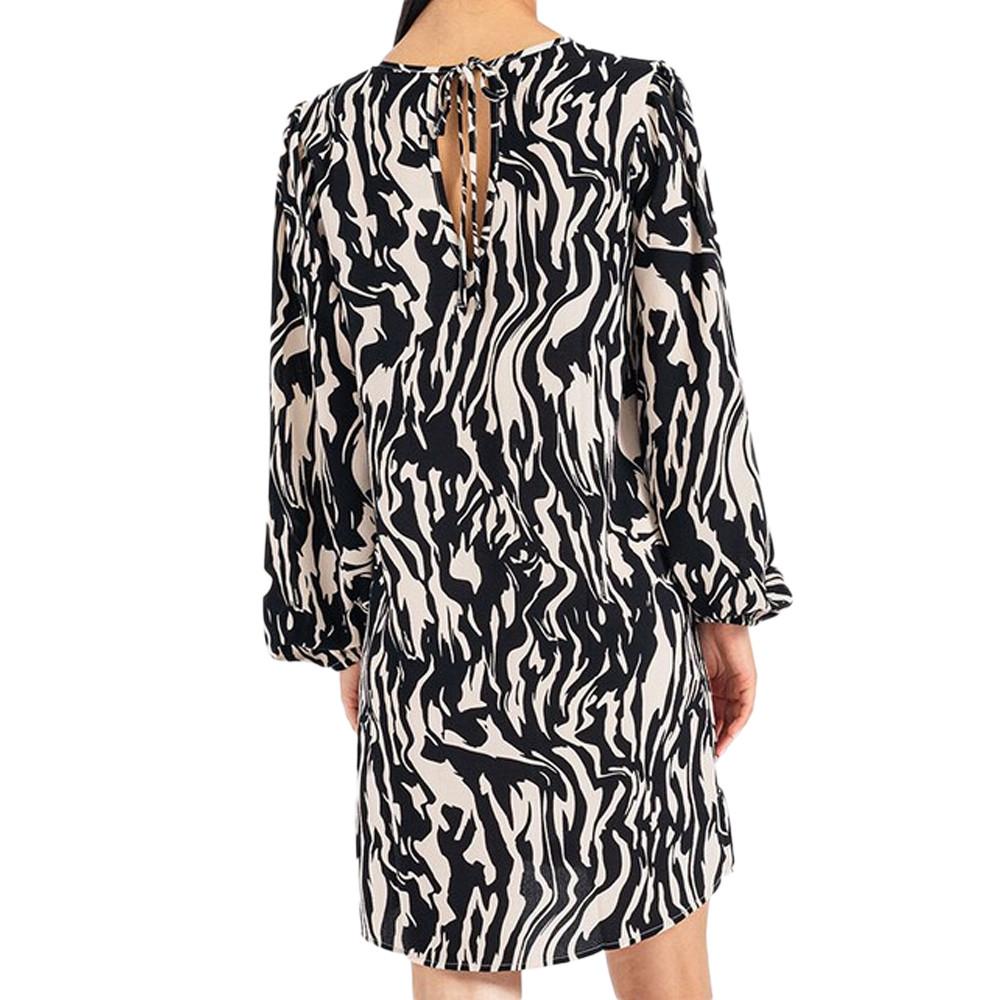 JDY Robe Noire à Motifs Femme JDY Piper
