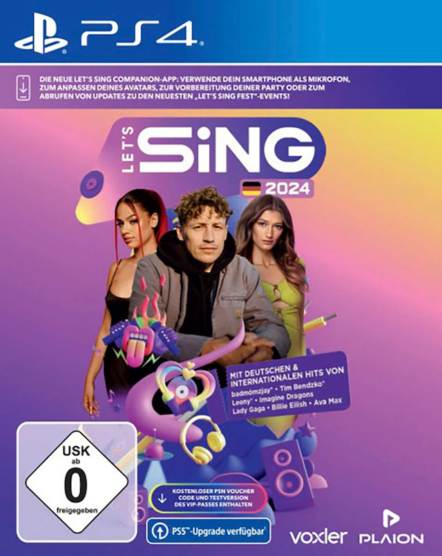 Ravenscourt Spielesoftware »Let's Sing 2024 German Version« PlayStation 4