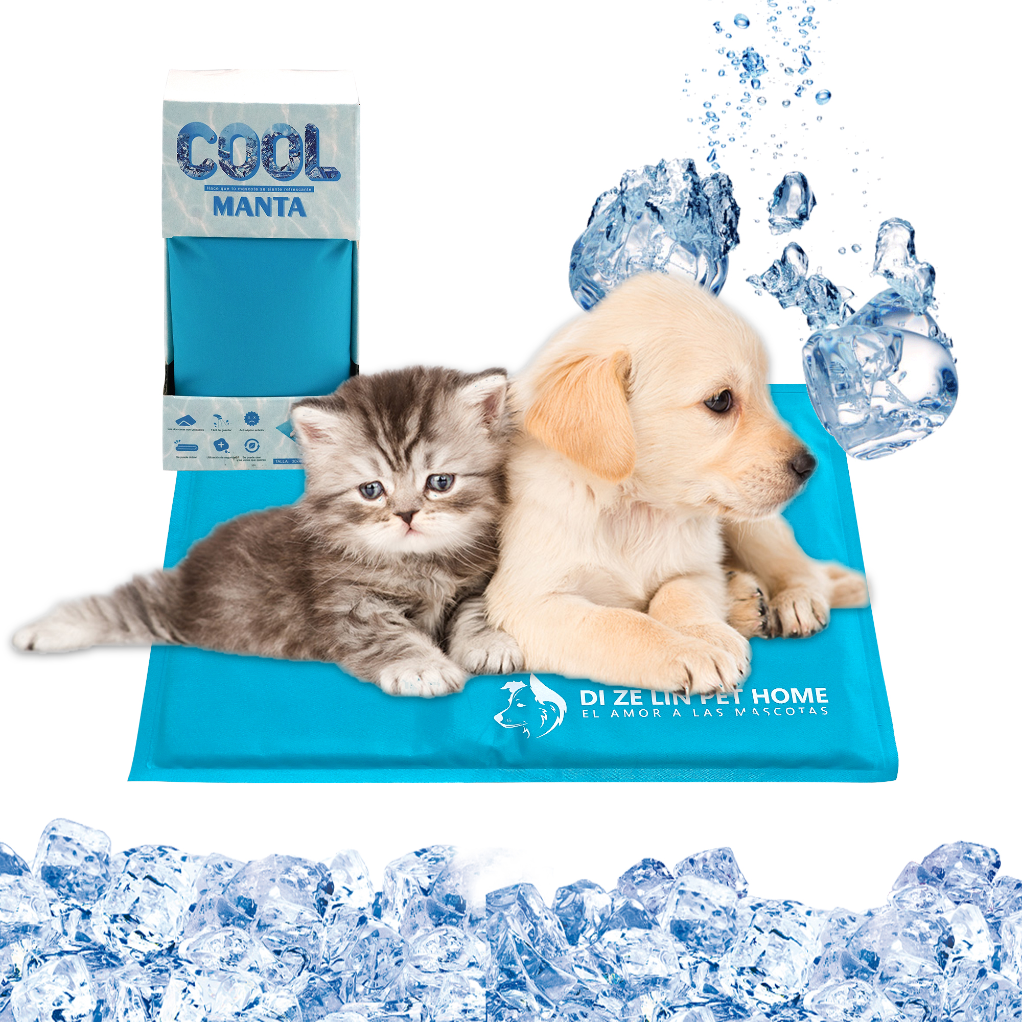 Manta refrescante de verão para animais de estimação 50*65cm