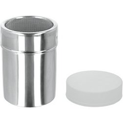 Saupoudreuse sucre/cacao, inox, argent