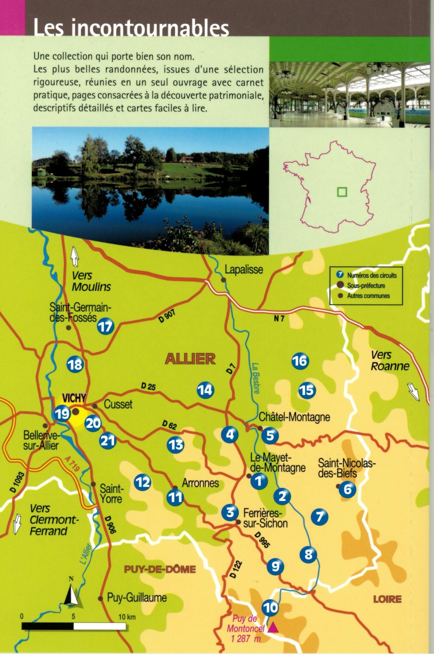 CHAMINA - MONTAGNE BOURBONNAISE