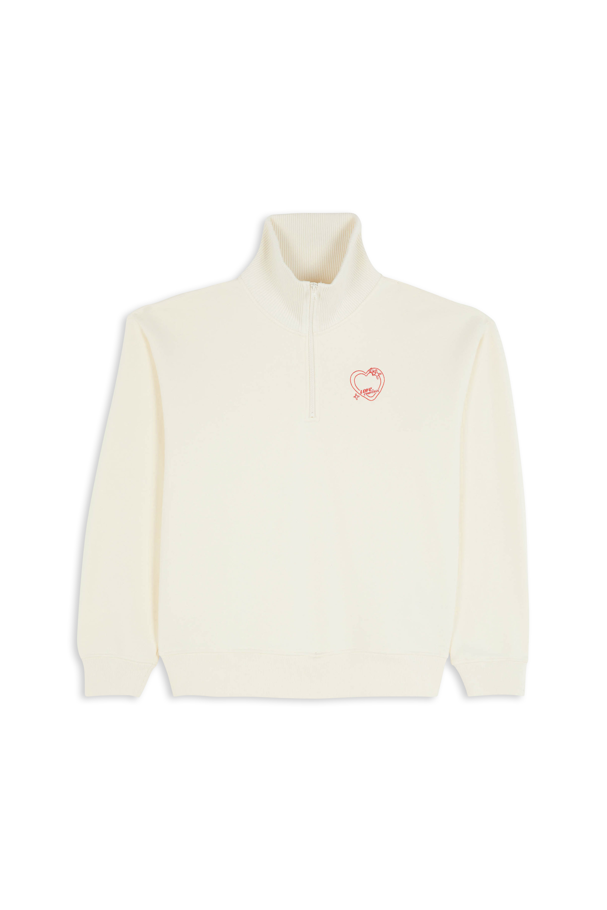 CONVERSE Sweatshirt GO-TO Y2K HEART 3/4 ZIP SWEATER Multicolore