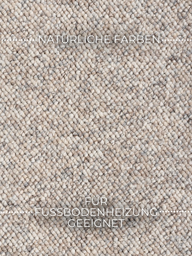 ELLE DECORATION Teppich »Rocco« rechteckig 10 mm Höhe Läufer, waschbar, Wohnzimmer, Esszimmer, Woll-Optik