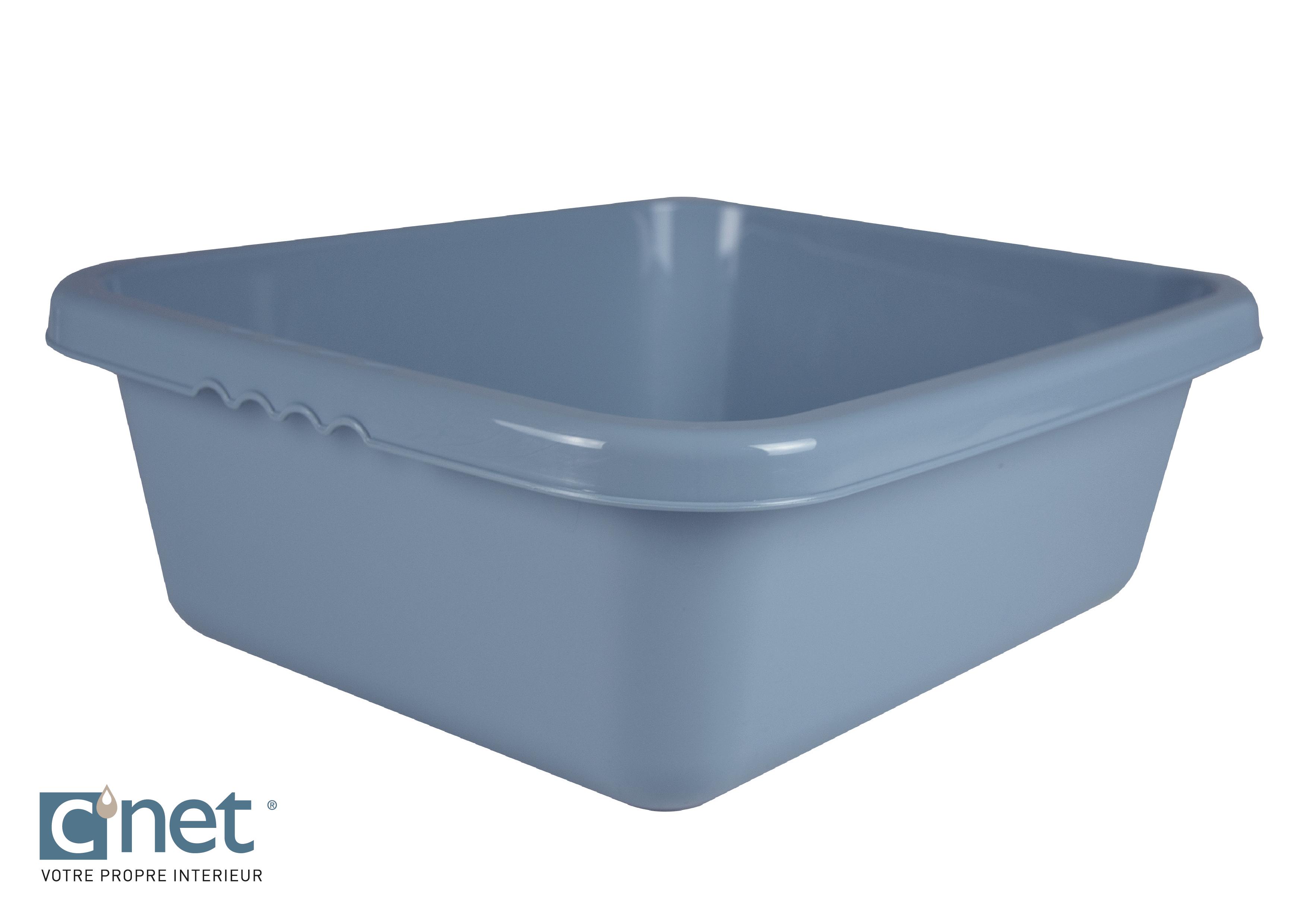 BASSINE RECTANGLE 13.5L BLEUE