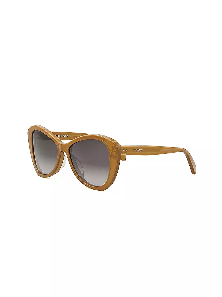 CELINE CELINE Thin gelbe Butterfly Sonnenbrille beige