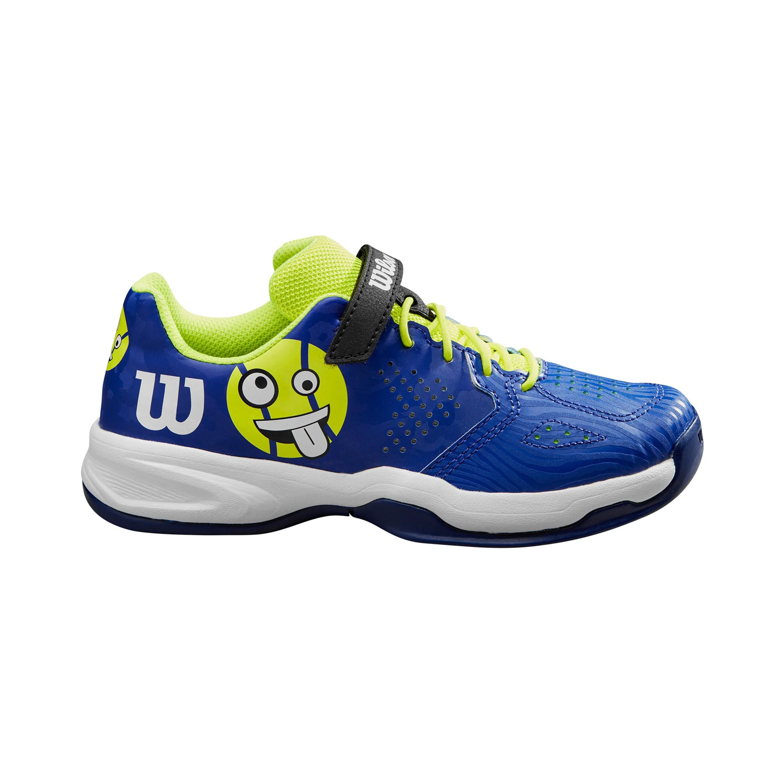 Wilson KAOS EMO AC Chaussures Toutes Surfaces Enfants - Bleu , Jaunes Fluo