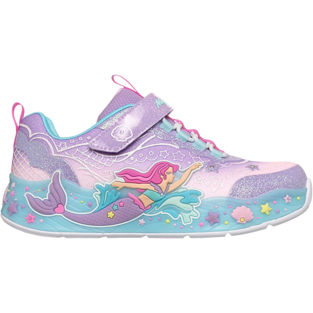 Køb Skechers Purple S-Lights: Mermaid Dreams