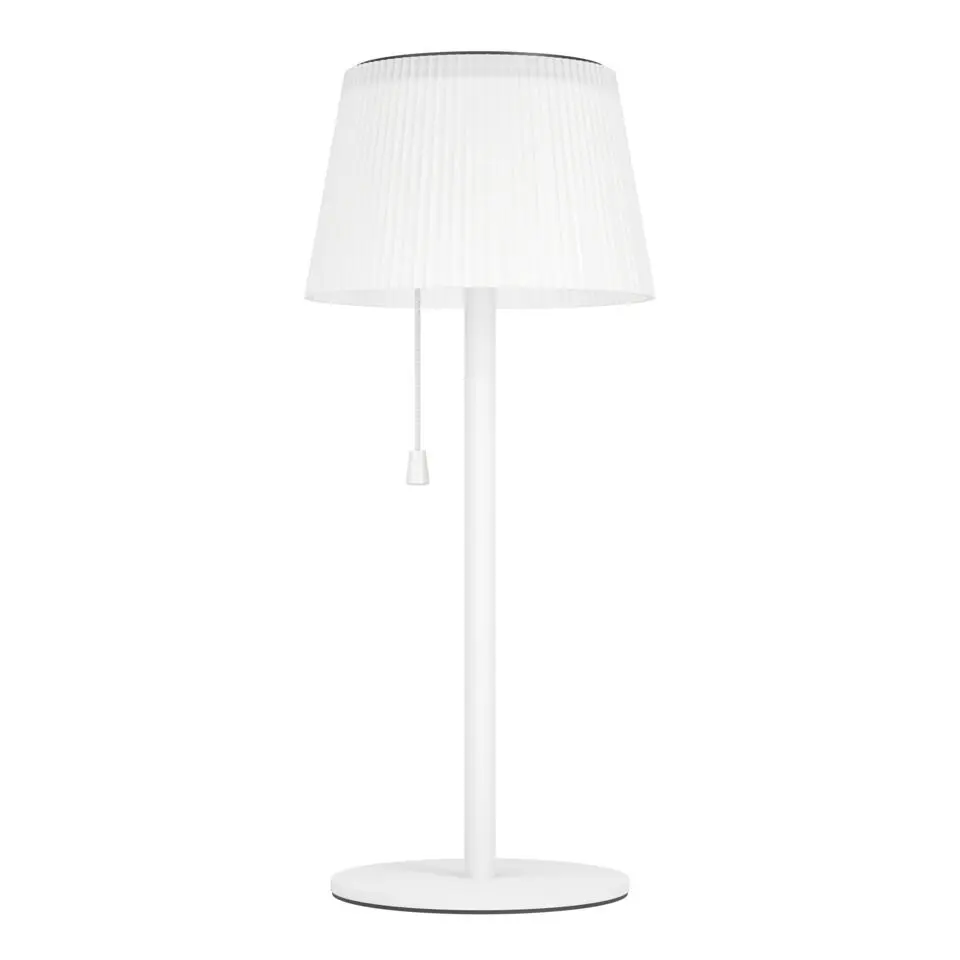 EGLO Scordiano Tafellamp - Solar - 38 cm - Wit - Oplaadbaar