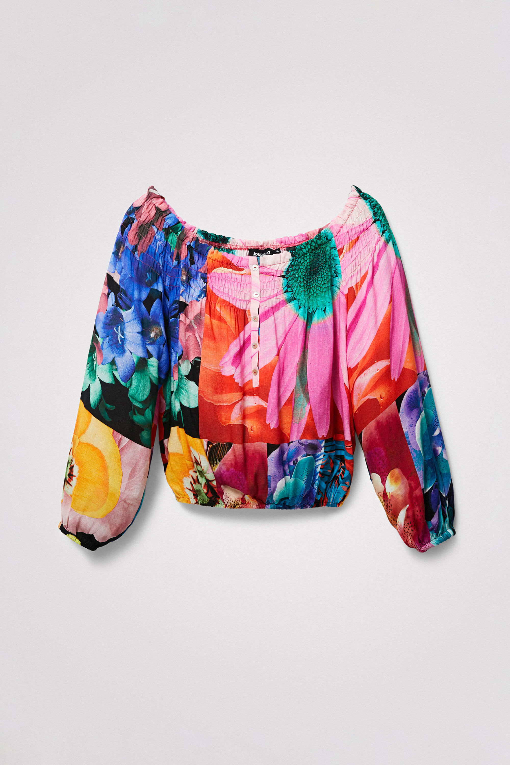 Blouse à fleurs M. Christian Lacroix