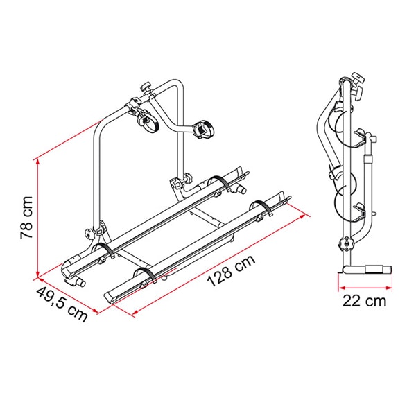 Porte vélos Fiamma Garage Plus
