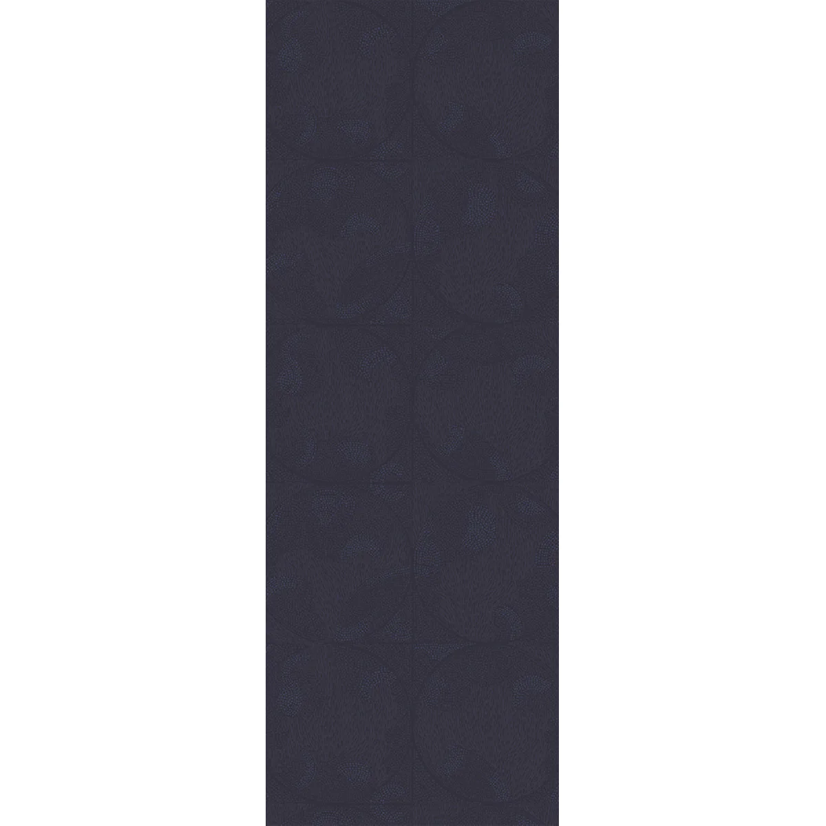 Chemin de table pur coton bleu 155X55 Garnier Thiebaut