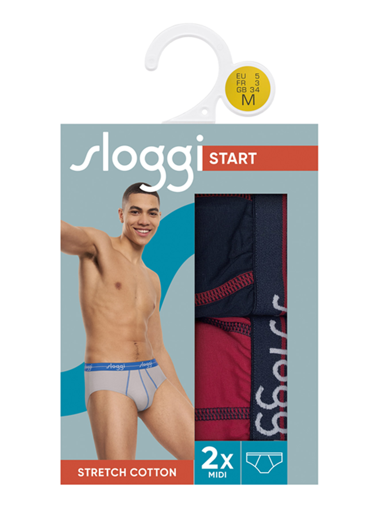 Lot de 2 slips midi Start