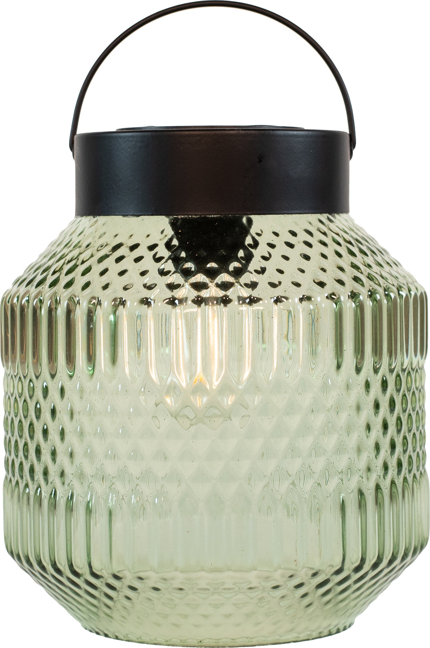Anna's Collection solar lantaarn groen D 16 h 16 cm