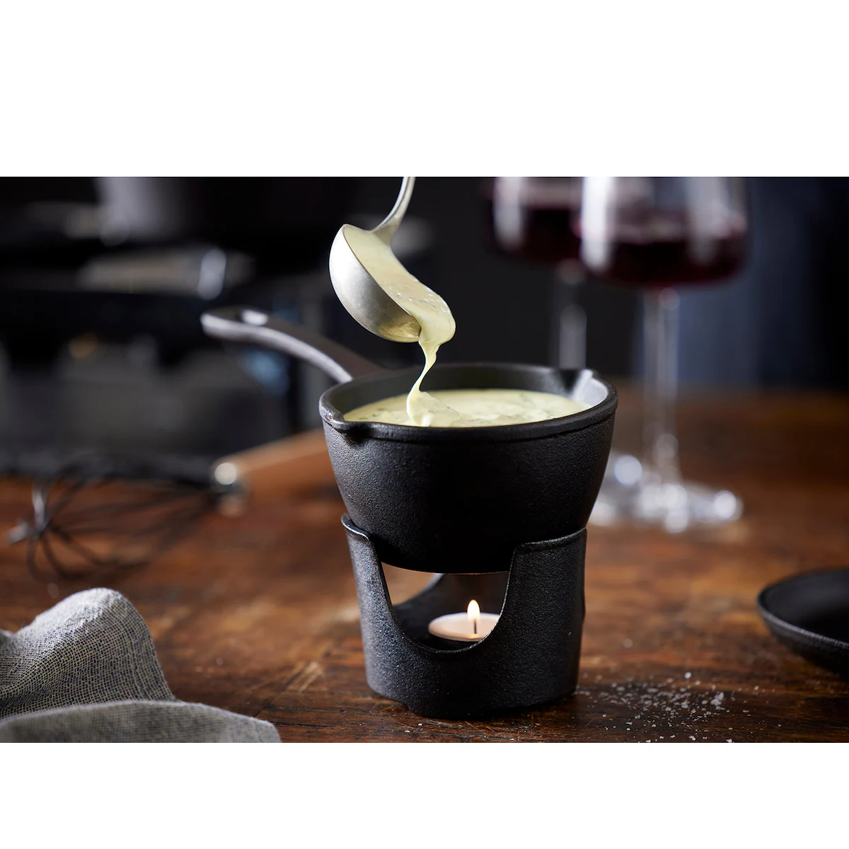 HOLM Sauce warmer set Dia 12 x 12 cm Black