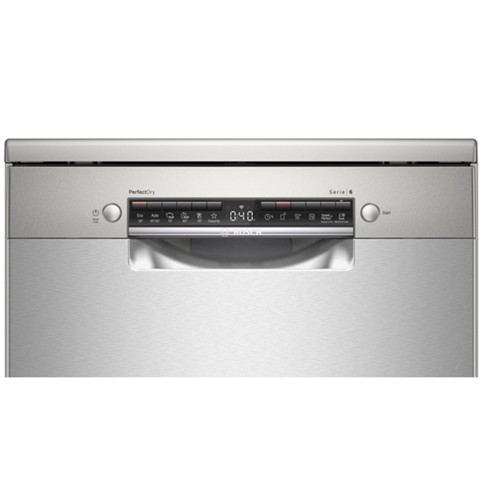 BOSCH Stand-Geschirrspüler SMS6TCI00E - Edelstahl - Home-Connect - 60 cm - A